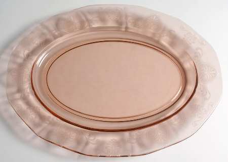 Trojan Pink (Rose) 15" Oval Platter