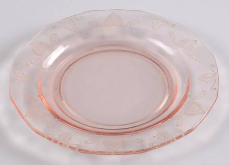 Trojan Pink (Rose) Bread & Butter Plate