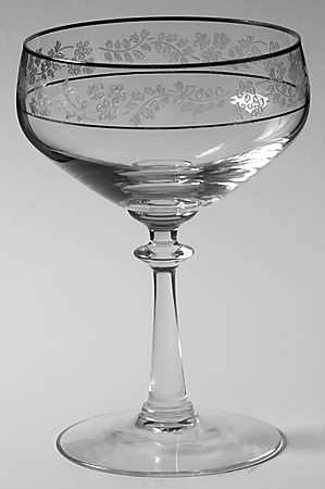 Venise (Platinum Trim) Champagne/Tall Sherbet
