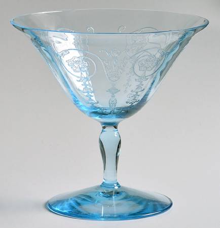 Vernon Blue (Azure) Low Sherbet