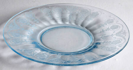 Vernon Blue (Azure) Underplate for Finger Bowl