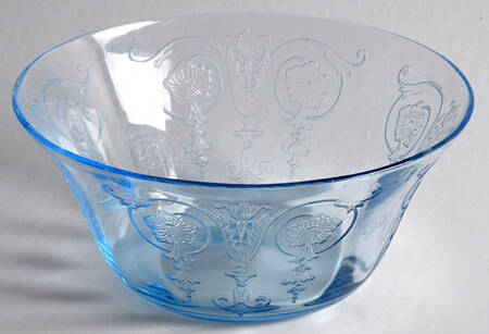 Vernon Blue (Azure) Finger Bowl