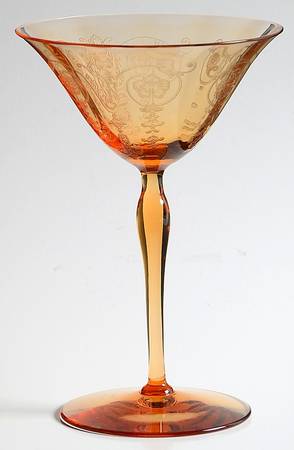 Vernon Amber Champagne/Tall Sherbet