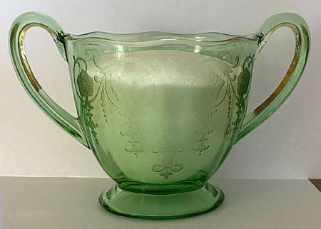 Vernon Green Footed Open Sugar