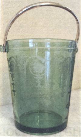 Vernon Green Ice Bucket with Detachable Handle