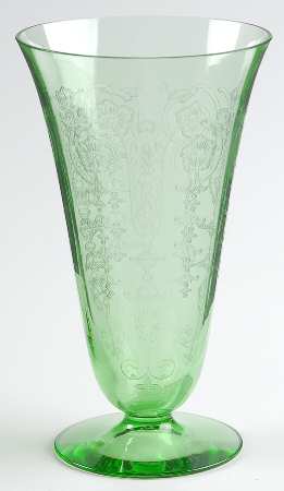 Vernon Green Footed Tumbler