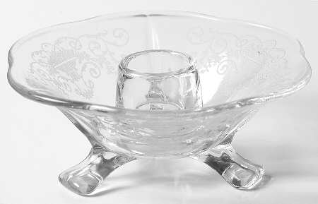 Verona Clear Single Light Candlestick