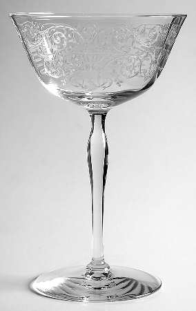 Verona Clear Champagne/Tall Sherbet