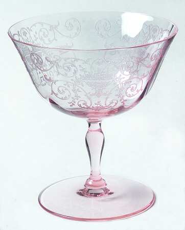 Verona Rose Low Sherbet