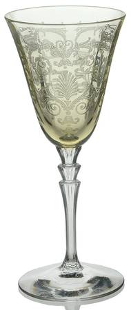 Versailles Topaz (No Trim) Wine Glass
