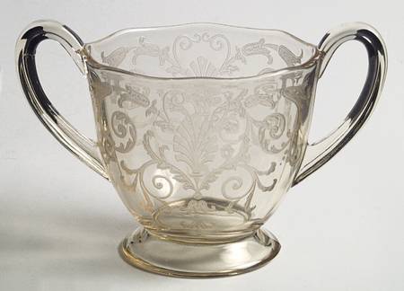 Versailles Topaz (No Trim) Footed Open Sugar