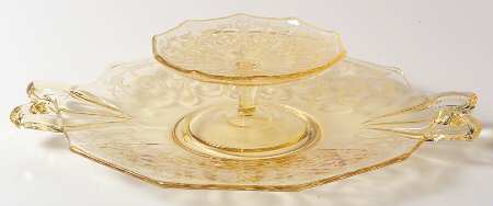 Versailles Topaz (No Trim) Cheese & Cracker Set
