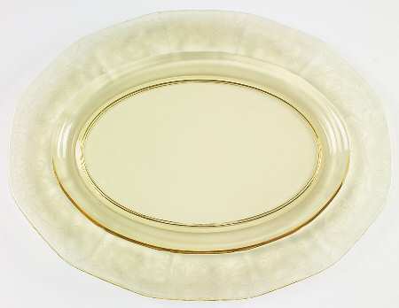 Versailles Topaz (No Trim) 15" Oval Platter