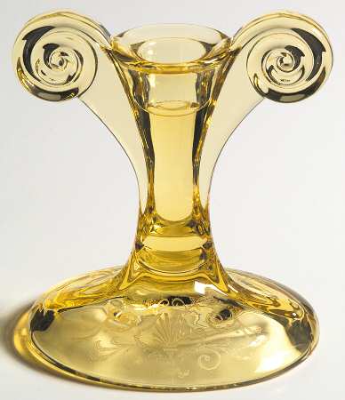 Versailles Topaz (No Trim) Tall Single Light Candlestick