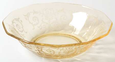Versailles Topaz (No Trim) Small Fruit Dessert Bowl