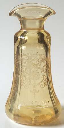 Versailles Topaz (No Trim) Salad Dressing Bottle No Stopper