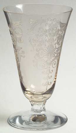 Versailles Topaz (No Trim) 9 Oz Footed Tumbler