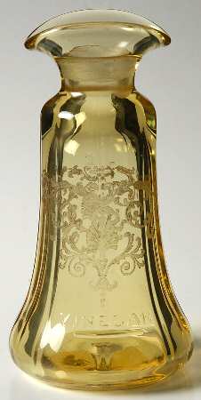 Versailles Topaz (No Trim) Salad Dressing Bottle No Stopper