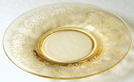 Versailles Topaz (No Trim) Underplate for Finger Bowl