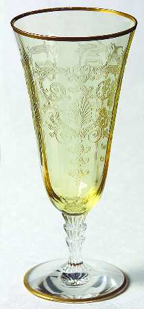 Versailles Topaz (Gold Trim, Stem 5099) Parfait