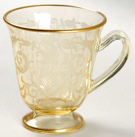 Versailles Topaz (Gold Trim, Stem 5099) Demitasse Cup