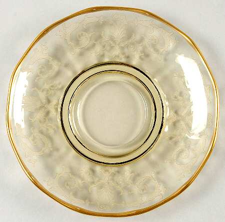 Versailles Topaz (Gold Trim, Stem 5099) Saucer for Demitasse Cuo & Saucer Set