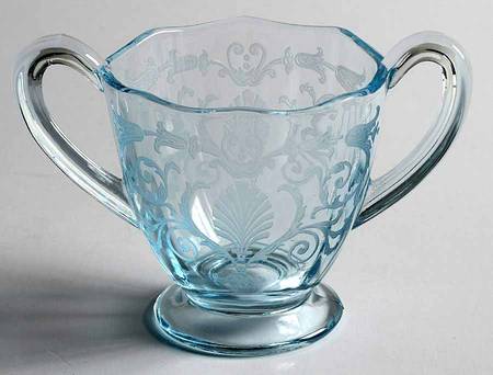 Versailles Blue (No Trim) Mini Open Sugar