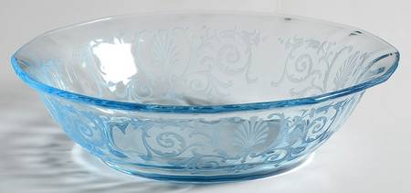 Versailles Blue (No Trim) Coupe Soup Bowl