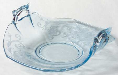 Versailles Blue (No Trim) Bon Bon with Square Handles