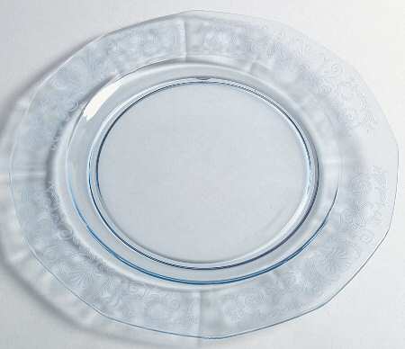 Versailles Blue (No Trim) Large Dinner Plate