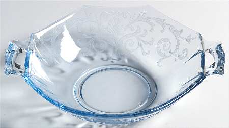 Versailles Blue (No Trim) Sweet Meat with Square Handles