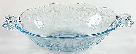 Versailles Blue (No Trim) Sweet Meat with Bow Handles