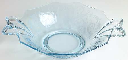 Versailles Blue (No Trim) Large Dessert Bowl