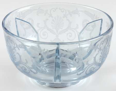 Versailles Blue (No Trim) Ice Dish No Insert