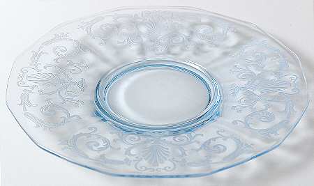 Versailles Blue (No Trim) Cream Soup Saucer Only