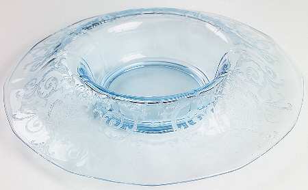 Versailles Blue (No Trim) 12" Centerpiece
