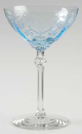 Versailles Blue (No Trim) Champagne/Tall Sherbet