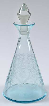Versailles Blue (No Trim) Decanter & Stopper