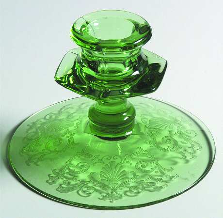 Versailles Green (No Trim) 3" Single Light Candlestick