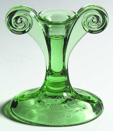 Versailles Green (No Trim) Tall Single Light Candlestick