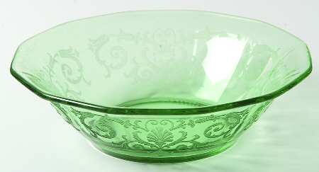 Versailles Green (No Trim) Cereal Bowl