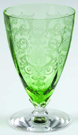 Versailles Green (No Trim) 9 Oz Footed Tumbler