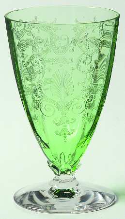 Versailles Green (No Trim) Juice Glass