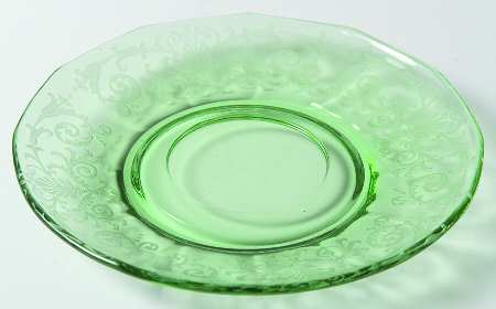Versailles Green (No Trim) Saucer Only
