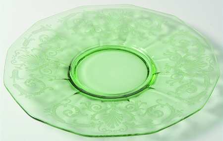 Versailles Green (No Trim) Cream Soup Saucer Only