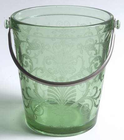 Versailles Green (No Trim) Ice Bucket with Detachable Handle