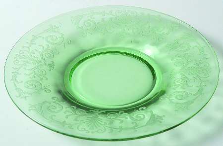 Versailles Green (No Trim) Underplate for Finger Bowl