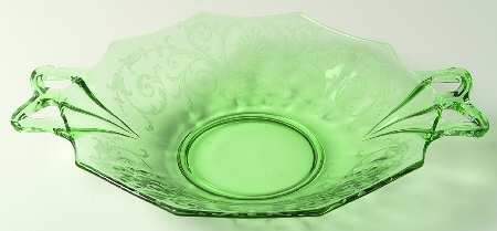 Versailles Green (No Trim) Large Dessert Bowl
