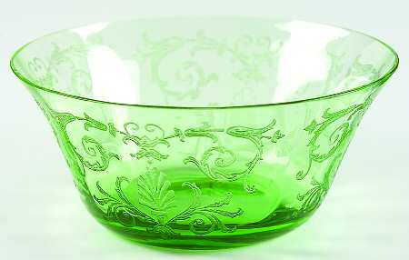 Versailles Green (No Trim) Finger Bowl