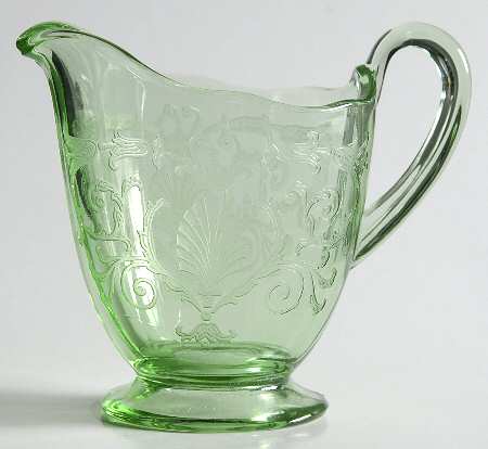 Versailles Green (No Trim) Mini Creamer